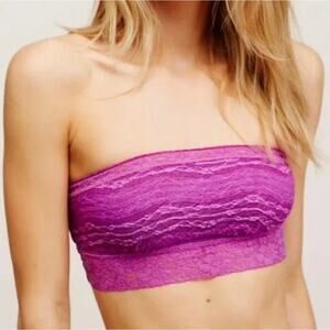 Intimately Free People - Bandeau Lace Bralette - Purple - Intimates, Sleepware